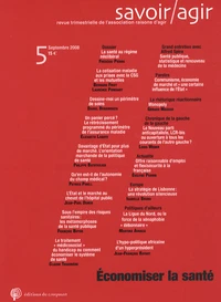 Savoir/Agir N° 5, Septembre 2008