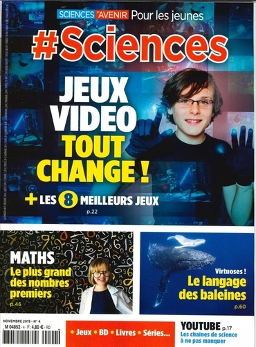  Sciences et Avenir - Sciences et avenir N° 4, novembre 2019 : Jeux vidéo, tout change.