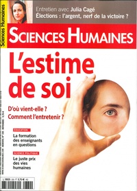 Héloïse Lhérété - Sciences Humaines N° 330, novembre 2020 : L'estime de soi - D'où vient-elle ? Comment l'entretenir ?.