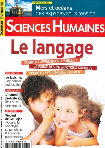Héloïse Lhérété - Sciences Humaines N° 333, février 2021 : Le langage.