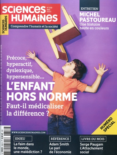 Héloïse Lhérété - Sciences Humaines N° 358, mai 2023 : L’enfant hors norme - Faut-il médicaliser la différence ?.