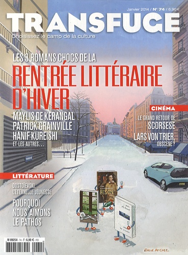Vincent Jaury - Transfuge N° 74 Janvier 2014 : Rentrée littéraire d'hiver.