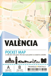  Triangle Postals - Valence pocket map.