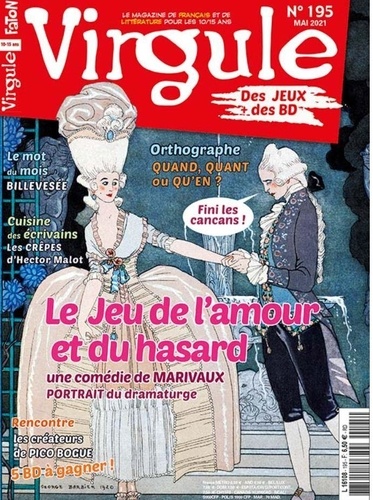 Pierrette Fabre-Faton - Virgule N° 195, mai 2021 : Marivaux.