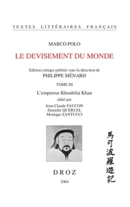 Le devisement du monde