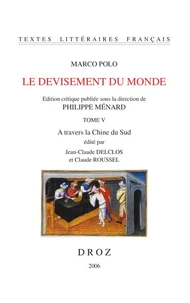 Le devisement du monde
