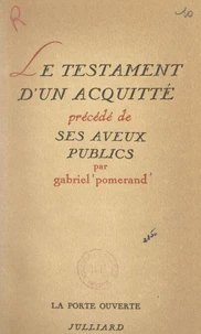 Le testament d'un acquitté