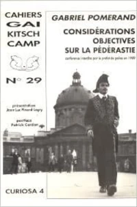 Considérations objectives sur la pédérastie