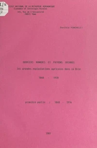 Ouvriers nomades et patrons briards : les grandes exploitations agricoles dans la Brie, 1848-1938