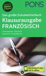 Das grosse Schulwörterbuch Klausurausgabe Französisch