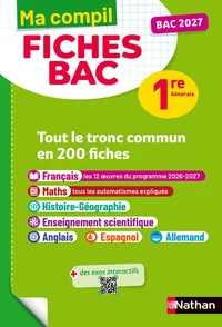Tout le tronc commun en 200 fiches 1re générale