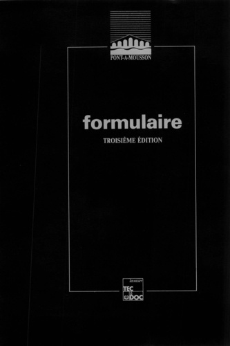  Pont-à-Mousson - Formulaire 3 Eme Edition.
