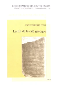 La fin de la cité grecque