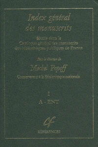 Index général des manuscrits décrits dans le Catalogue général des manuscrits des bibliothèques publiques de France