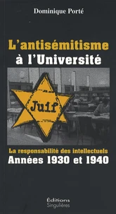 L'antisémitisme à l'Université