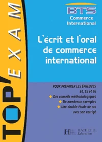 L'écrit et l'oral de commerce international BTS commerce international
