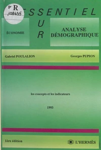 Analyse démographique : 1993, les concepts et les indicateurs
