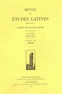 Revue des études latines