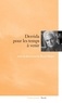 René Major - Pour les temps à venir : Derrida.