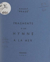 Fragments d'un hymne à la mer