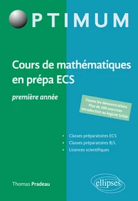 Cours de mathématiques en prépa ECS 1re année