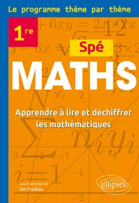 Spé maths 1re