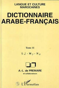 Dictionnaire arabe-français.
