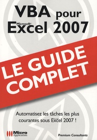  Premium consultants - VBA pour Excel 2007.
