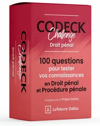 Codeck Challenge : Droit pénal et procédure pénale