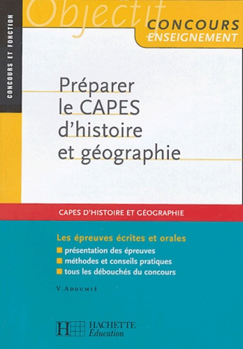 Vincent Adoumié - Préparer le CAPES d'histoire et géographie.