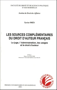 Sources complémentaires du droit d'auteur français : le juge, l'administration