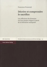 Décrire et comprendre le sacrifice