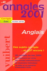 Anglais Bac. Sujets Corriges 2001