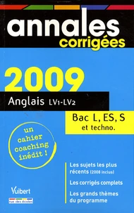 Anglais LV1-LV2 Bac L, ES, S et techno
