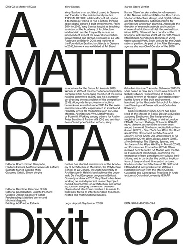 Dixit N° 2 A Matter of Data