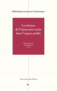 Formes de l'injonction écrite dans l'espace public