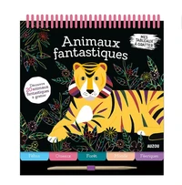 Mes tableaux à gratter des animaux fantastiques