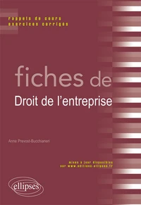 Fiches de droit de l'entreprise