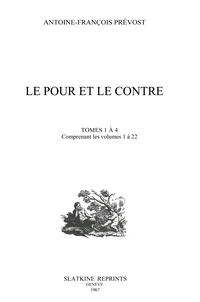 Le pour et le contre.