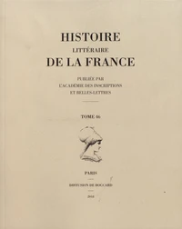 Histoire littéraire de la France