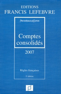  PriceWaterhouseCoopers - Comptes consolidés - Règles françaises.