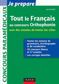 Tout le français au concours Orthophonie