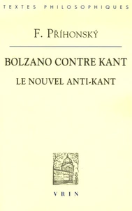 Bolzano contre Kant