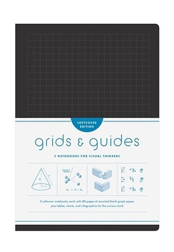  Princeton Architectural Press - Grids & Guides softcover - Two notebooks for visual thinkers.