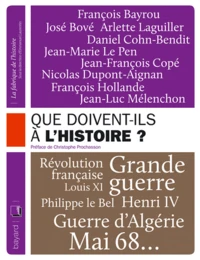 Que doivent-ils à l'histoire ?