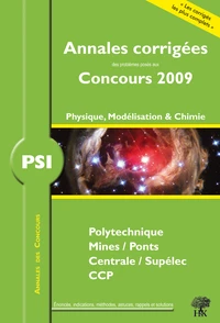 Physique, modélisation et chimie PSI