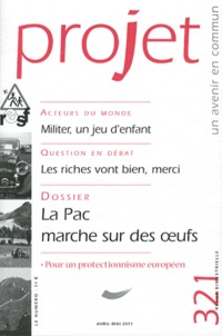 Jean Merckaert - Projet N° 321 avril/mai 201 : La PAC marche sur des oeufs.