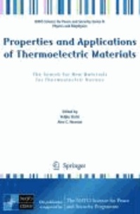 Veljko Zlatic - Properties and Applications of Thermoelectric Materials - The Search for New Materials for Thermoelectric Devices.