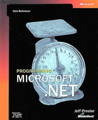 Programming Microsoft .Net. Cd-Rom Included
