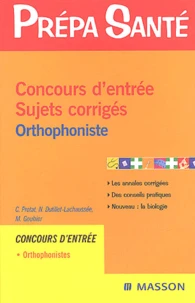 Concours d'entrée Orthophoniste